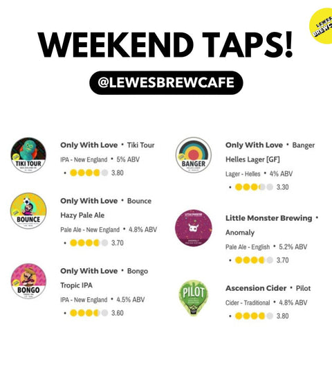 Lewes Brewcafe Haps w/c 6/1/25