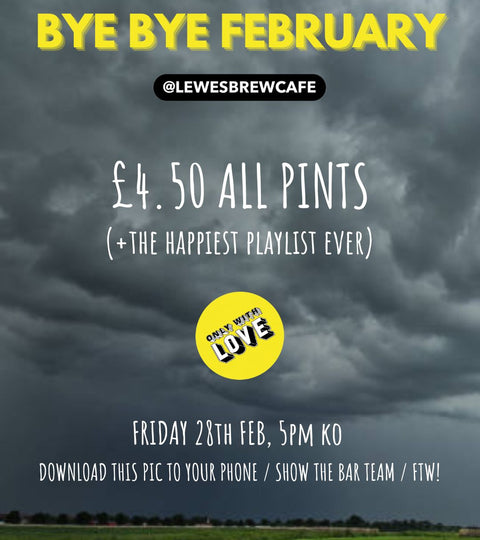 Lewes Brewcafe Haps w/c 26/02/25