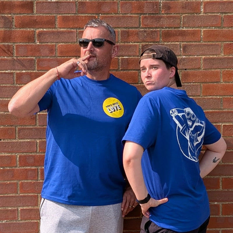 Only With Love Easy Bot Sweet T-Shirt in Blue