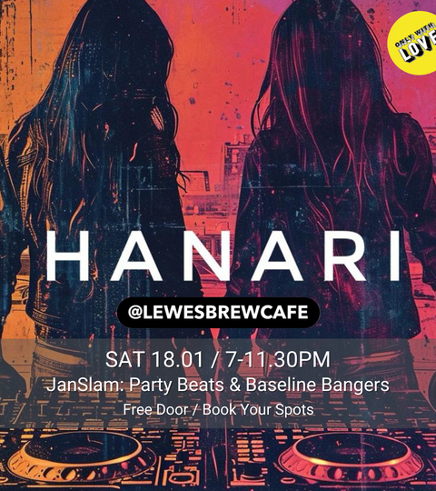Lewes Brewcafe Haps w/c 13/1/25
