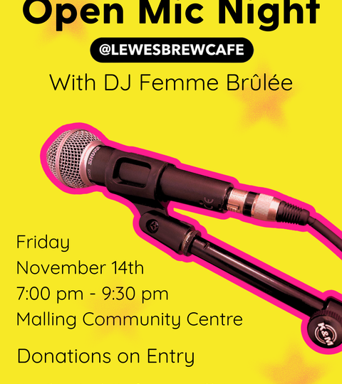 Lewes Brewcafe Haps w/c 10/11/25