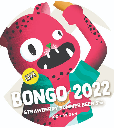 Hello Bongo 2022 Strawberry Summer Beer!