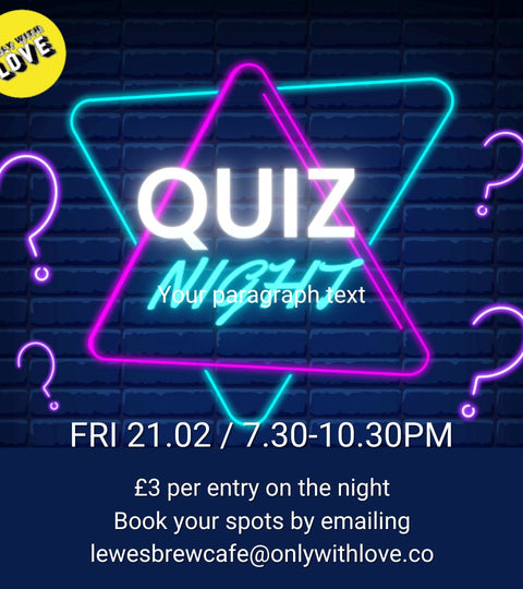 Lewes Brewcafe Haps w/c 10/2/25