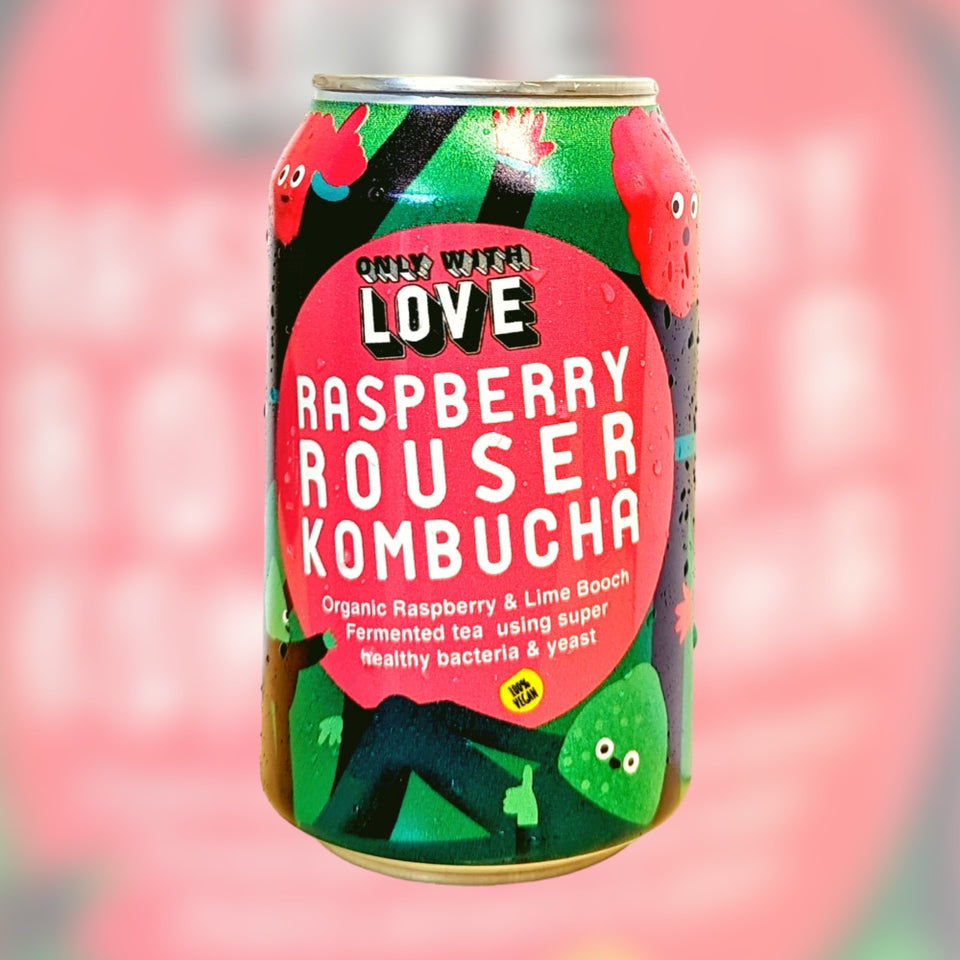 Raspberry Rouser Kombucha
