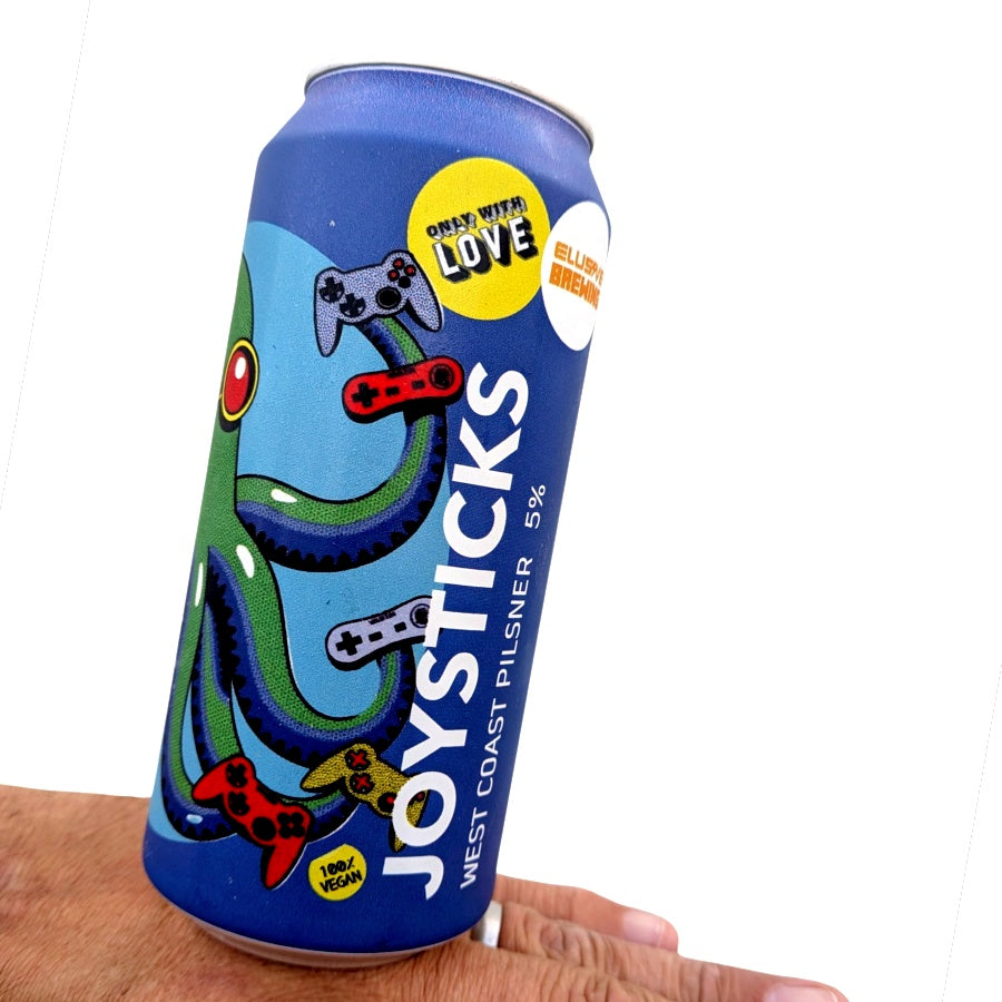 Joysticks West Coast Pilsner (Elusive Collab)